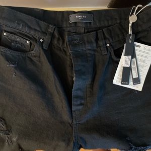 AMIRI Wide Leg Cropped Jeans - NEW WITH TAGS